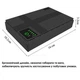 ИБП для роутера, UPS DC1018P, 10400 mAh 18W, оптики, терминала, видеокамеры, 5V/9V/12V Черный - изображение 4