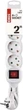 Сетевой удлинитель Emos P1422 4 розеток 2 м White - изображение 2