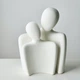 Абстрактна статуетка для пар Art Modern 20х25+20х15см Білий (M-4461W) - изображение 5