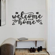 Наклейка на стену Welcome to our home 49 х 22 см (добро пожаловать в дом) Happy Pocket Черный матовый (HP-067S-070M) - изображение 3