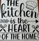Вінілова наклейка Кухня серце будинку 49х50см (The kitchen is the heart) Happy Pocket Чорний матовий (HP-072S-070M) - зображення 6