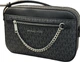 Женская сумка кросс-боди Michael Kors Jet Set Large Logo Crossbody Bag 24*5*16,5 см черная - изображение 1