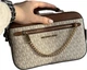 Женская сумка кросс-боди Michael Kors Jet Set Large Logo Crossbody Bag 24*5*16,5 см ваниль - изображение 2