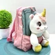 Рюкзак с мягкой игрушкой Единорог 1 отделение 20см Розовый (FG24032735B) - изображение 2