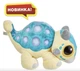 Іграшка дитяча плюшева Jurassic World Ankylosaurus BUMPY Плюшевий динозавр Бампі 38.1х22.8 см Бежево-синій - изображение 6