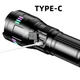 Фонарь NIGHT VISION FLUORESCENCE KEZU G01 WHITE LASER LED PM60-TG, 4х18650, Power bank, ЗУ Type-C, zoom - изображение 5