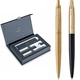Набор Parker JOTTER XL Monochrome Gold GT BP + Matt Black & Gold GT BP (2 шариковые ручки) - изображение 1