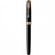 Набор ручек Parker SONNET Black Lacquer GT FP+BP (перьевая + шариковая) - изображение 4