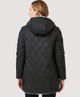 Двухстороння зимова куртка Free Country Women's Chalet Cire Reversible Jacket Color: Black/White L - изображение 3