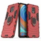 Чохол Iron Ring для Xiaomi Redmi Note 9 Pro броньований бампер Red Без бренду - зображення 1
