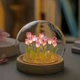 Ночник светодиодный тюльпаны умелые ручки Spherical lamp HA-42, Лампа-тюльпан DIY Ночник-тюльпан SRLD_181 - изображение 1