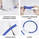 Светодиодный влагостойкий ошейник для собак USB (30см) - изображение 4