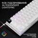 Клавiатура бездротова Logitech G PRO X 60 TKL GX Optical Tactile White (920-011930) - зображення 8