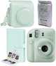 Набор Fujifilm INSTAX Mini 12 Mint Green зеленая фотокамера мгновенной печати / картридж 10 фото / чехол мятный / альбом 108 фото / подарочная упаковка - изображение 1