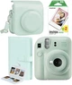 Набор Fujifilm INSTAX Mini 12 Mint Green зеленая фотокамера мгновенной печати / картриджи 20 фото / чехол мятный / альбом 108 фото / подарочная упаковка - изображение 1