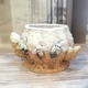 Горшок керамический Кактус белый для комнатных растений суккулентов - изображение 3