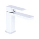 Змішувач для раковини Qtap Gemini QTGEM270CRW45675 Chrome/White - зображення 1