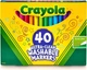 Набор фломастеров Crayola Ultra Clean Washable Markers Fine Line 40 штук (587861) - изображение 1