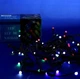 Гирлянда на 7 м., 100 LED диодов , провод гибкий черный , свечение Разноцветное (8 режимов) от 220В (на елку, штору, окно, стену) 100M-4 - изображение 7