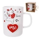 Чашка фарфоровая Flora Love You 380 мл. 33540 - изображение 1