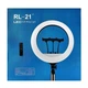 Кольцевая LED лампа для селфи 54см с держателем на 3 телефона, пультом ДУ,штатитвом и сумкой-чехлом Ring Light -RL-21T. - изображение 13
