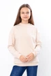 Світшот для дівчинки Носи своє 122 Бежевий (p-11801-155595) - изображение 1