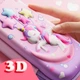 3D Пенал школьный для девочек Единорог большой на 3 отделения розовый (GS-63791) - изображение 2