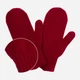 Варежки женские вязаные Malisa Грейс 12-MITTEN-LT-31 One Size Вишня - изображение 2