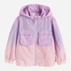 Детская ветровка для девочки H&M S1107-1061569 110-116 см Розовый/сиреневый (hm03102407416) - изображение 1
