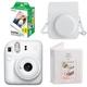Набор камера Fujifilm Instax Mini 12, Фотобумага 20шт, Чехол, Фотоальбом 64 фото Белый (Подарочная упаковка) - изображение 2