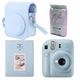 Набор камера Fujifilm Instax Mini 12, Фотобумага 10шт, Чехол, Фотоальбом 64 фото Голубой (Подарочная упаковка) - изображение 1