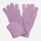 Митенки женские вязаные Malisa Янки 10-5007-DX-25 One Size Сиреневые - изображение 2