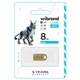 Флеш пам'ять 8GB Wibrand Lynx Gold (WI2.0/LY8M2G) - изображение 2