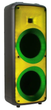Акустична система з RGB підсвічуванням MHZ Goldteller 507-2*100W Bluetooth колонка з USB/X-BASS/+ 2 бездротових мікрофона - зображення 3