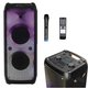 Акустична система MHZ Goldteller 505-60W з USB/TF/FM/потужна Bluetooth колонка з караоке мікрофоном 60W RGB лід підсвічування - зображення 9