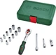 Набір Bosch торцеві головки, 3 адаптери, тріскачка, 14 шт, в кейсі (1600A02BY0) - зображення 2