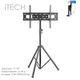 Мобильная стойка ITech FS08-46T для телевизора 37-70" - изображение 1