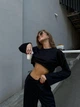Жіночий прогулянковий костюм вільного крою Uaclothes 42-44 Чорний (like29356-95641349) - изображение 2