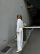 Жіночий прогулянковий костюм вільного крою Uaclothes 44-46 Молочний (like29355-95631357) - изображение 3