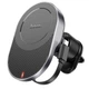 Автодержатель Hoco HW12 Guardian Magnetic Wireless 15W Цвет Черно-Серый - изображение 1