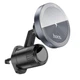 Автоутримувач Hoco HW6 Vision Metal Magnetic Wireless 15W Колір Сірий - зображення 1