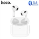 Беспроводные TWS наушники Hoco EW76 |BT5.4, 300/30mAh, 150/4h, Type-C, AC6983| вкладыши white - изображение 3
