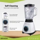 Стаціонарний блендер BROCK BL 1501 WH 500Вт 1.5л PULSE 2 швидкості White-Black (BL 1501 WH) - зображення 6