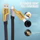 Кабель WUW X207 USB А - USB С/Lightning - Type C/4в1 Черный (6972573336524) - изображение 4