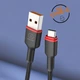 Кабель WUW X203 для зарядки и передачи данных USB на Type-C, 2,4A, длина 1 м, черный - изображение 2