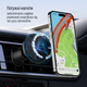 Бездротовий автомобільний зарядний пристрій ColorWay MagSafe 360° Air Vent 15W Black (CW-CHMW042Q-BK) - зображення 18