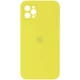 Чохол Fiji Silicone Case Full Camera для Apple iPhone 15 Pro Max бампер накладка із захистом камери Neon Yellow - зображення 1