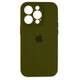 Чехол Fiji Silicone Case Full Camera для Apple iPhone 15 Pro бампер накладка с защитой камеры Forest Green - изображение 1