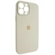 Чехол Fiji Silicone Case Full Camera для Apple iPhone 15 Pro Max бампер накладка с защитой камеры Light Grey - изображение 1