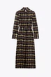 Сукня жіноча ZARA Satin Belted Midi Dress S Різнокольоровий (4437\275\330) - зображення 5